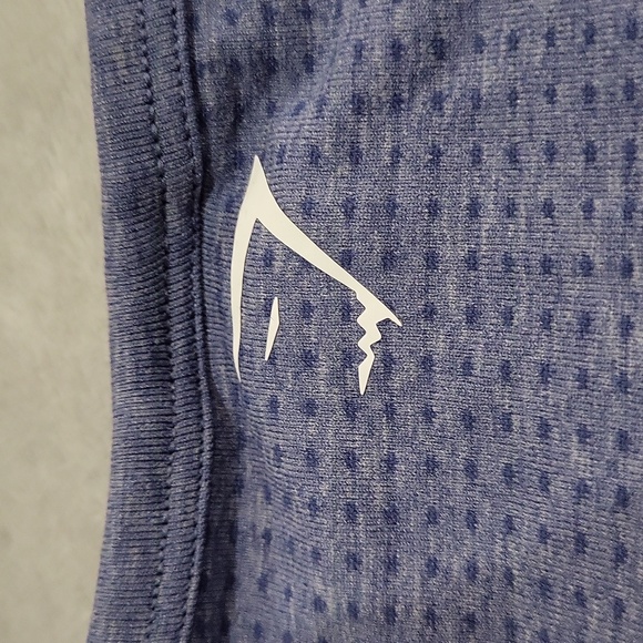 Gymshark Vital Crop Top - Evening Blue Marl - Picture 11 of 11